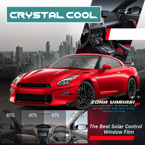 Crystal Cool Kaca Film Silver: Efisiensi Energi dan Estetika Premium