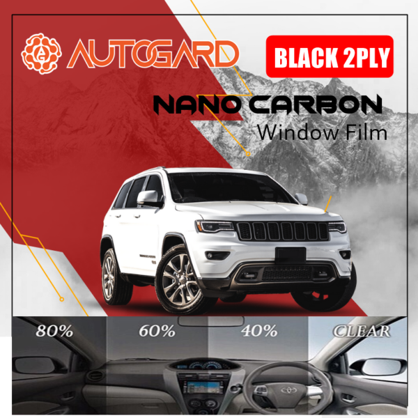 Autogard Black 2Ply: Kaca Film Tahan Lama dengan Teknologi Nano Ceramic