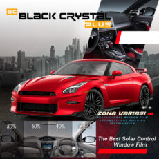 Kaca Film BLACK CRYSTAL BC Plus: Perlindungan UV Maksimal dan Gaya Elegan