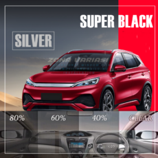 Super Black Kaca Film – Meningkatkan Privasi & Efisiensi Energi | Premium Silver